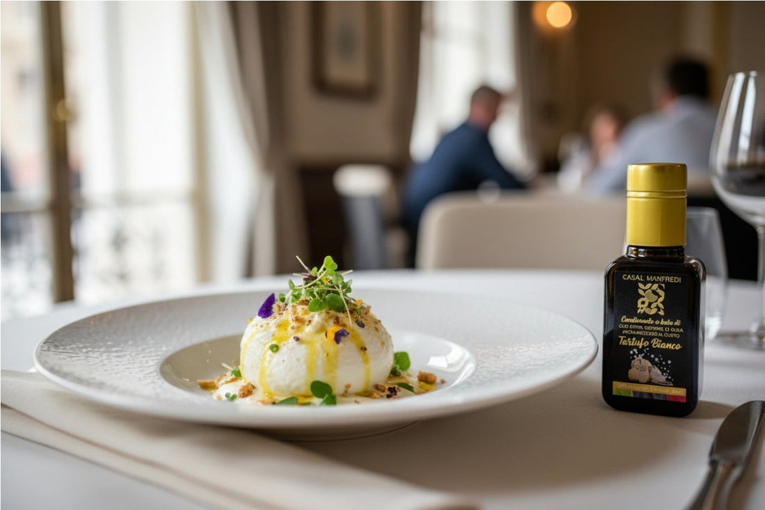 Burrata al Tartufo Bianco: Eleganza Gourmet in 5 Minuti