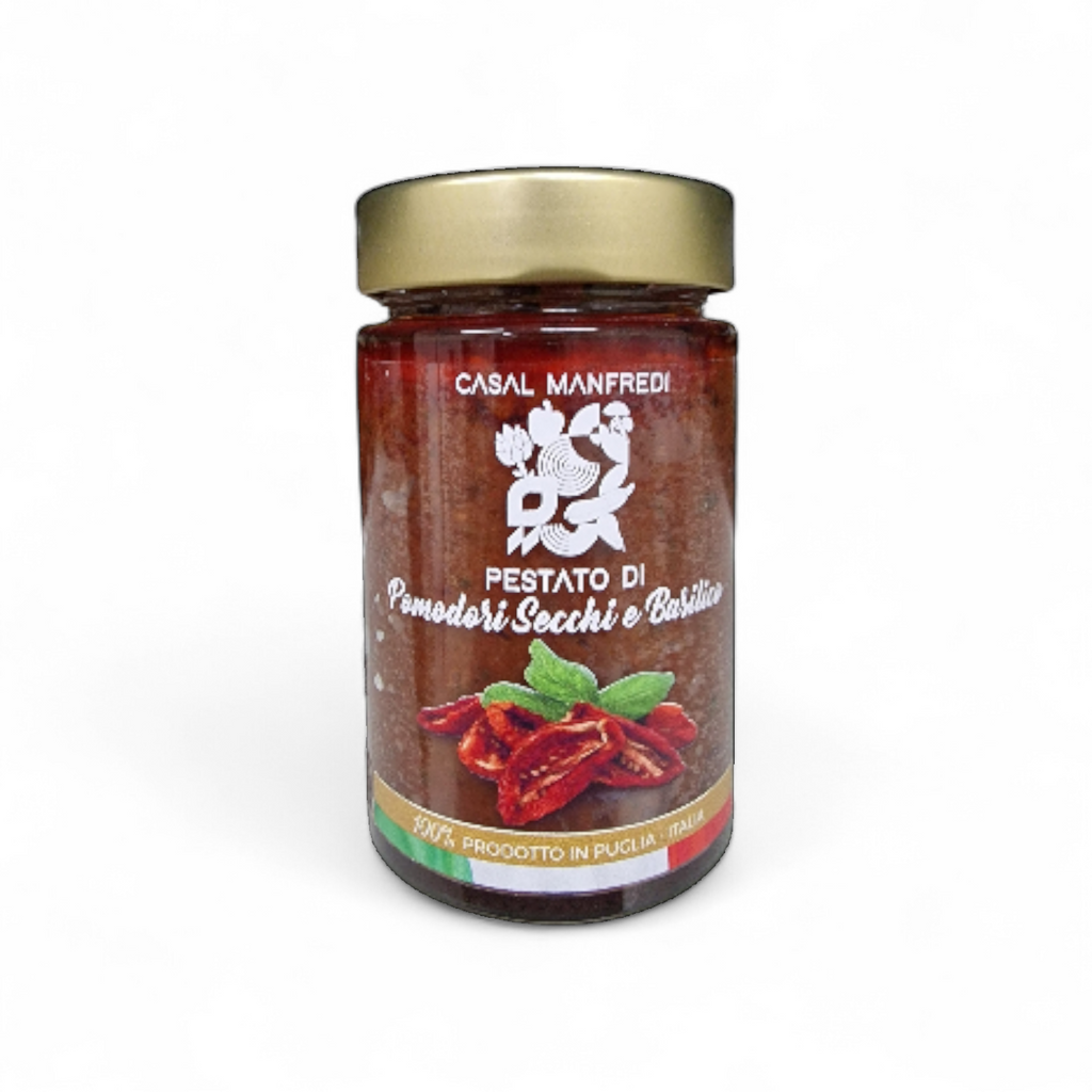 Pestato di Pomodori Secchi e Basilico